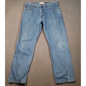 Levi Strauss Signature Regular Fit Jeans Mens 40x32 Blue Medium Wash Denim